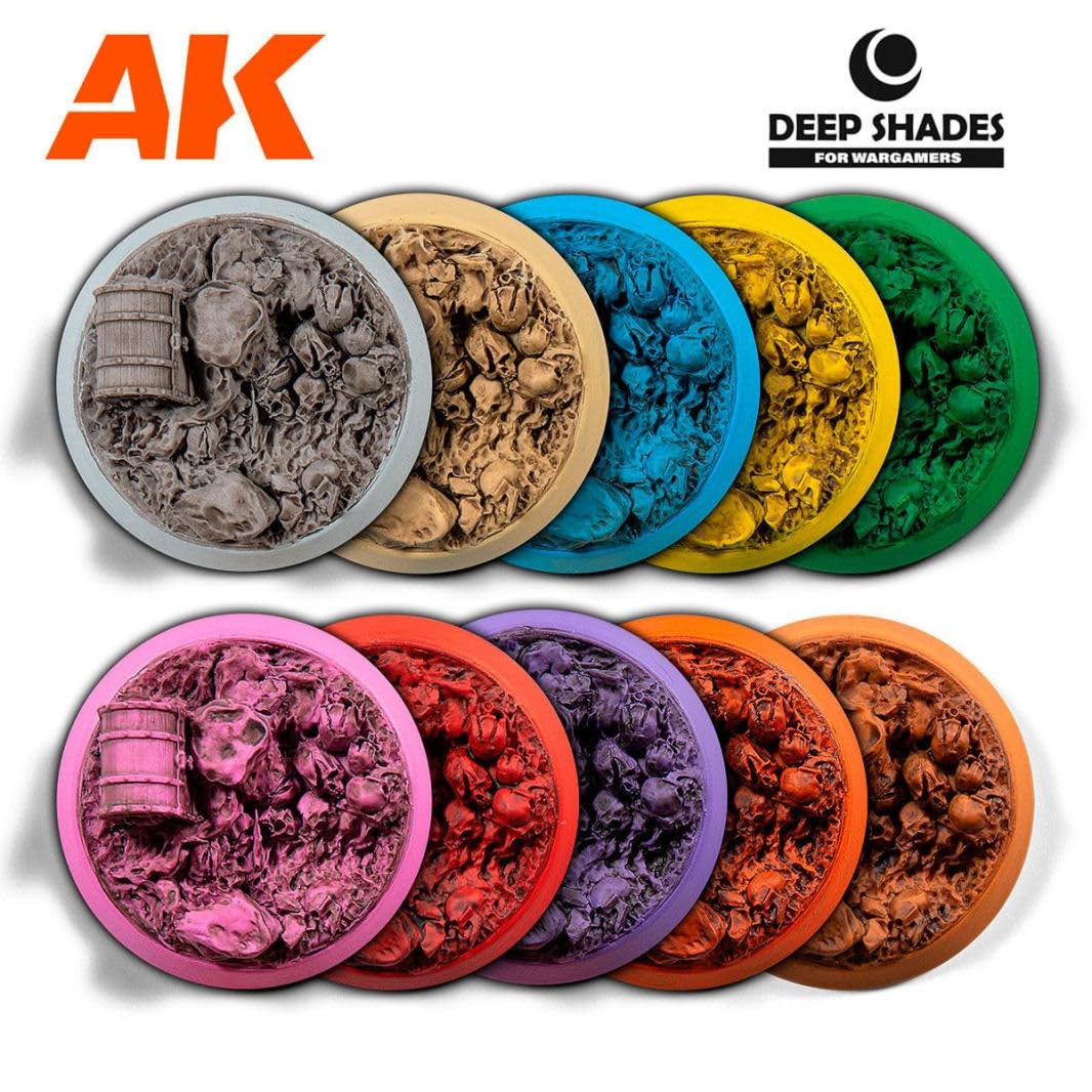 Amazon.com: AKI 13006 Deep Shades for Wargamers Human Skin Acrylic